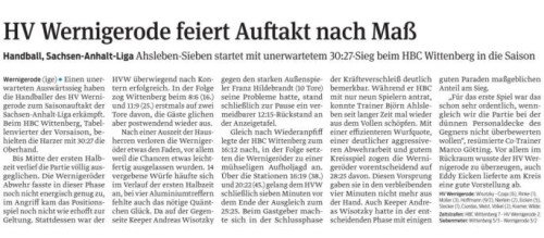 Volksstimme Bericht 1. Männer in Wittenberg Volksstimme Bericht 1. Männer in Wittenberg